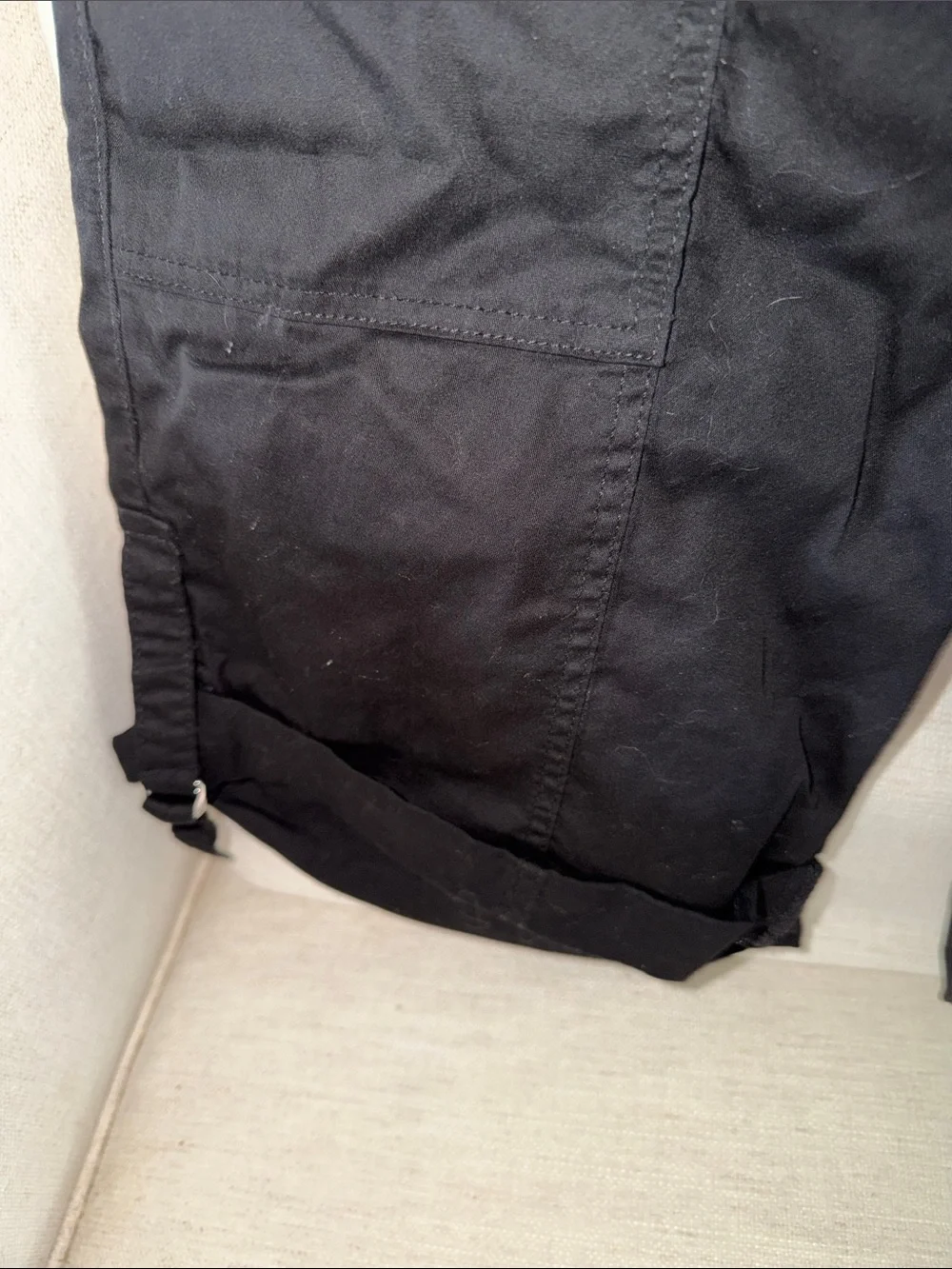 Tahari Black Cargo Bermuda Shorts